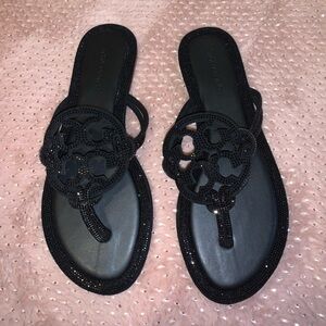 Tory Burch MILLER PAVÉ KNOTTED SANDAL